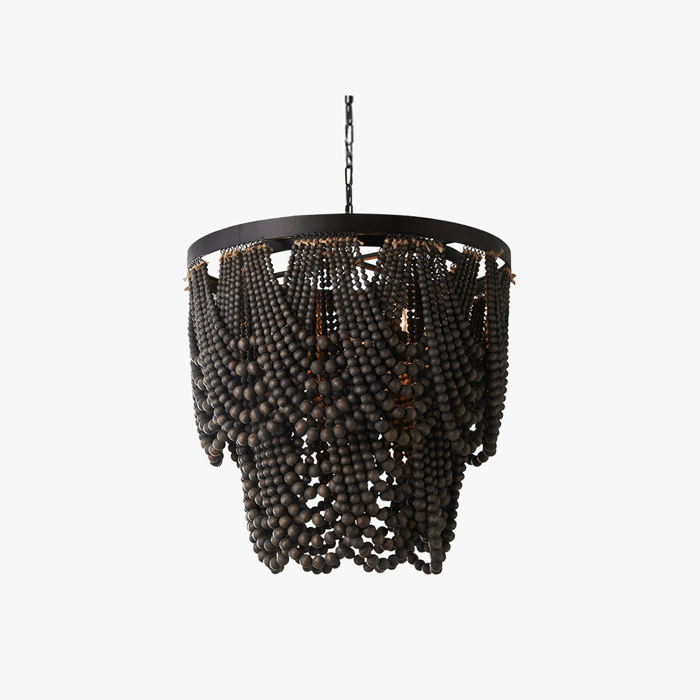 Muto Boho LED Pendant Light /Chandeliers Wood/Metal