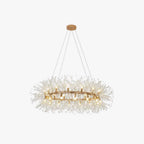 Arisha Modern Dandelion LED Pendant Light GoldCrystal Bedroom/Living Room