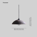 Silva Modern LED Pendant Light Brown Wood Living Room Bedroom