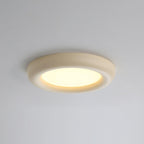 Ceiling Light Beige Flush Mount with Canopy Minimalist