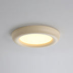 Ceiling Light Beige Flush Mount with Canopy Minimalist