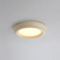 Ceiling Light Beige Flush Mount with Canopy Minimalist