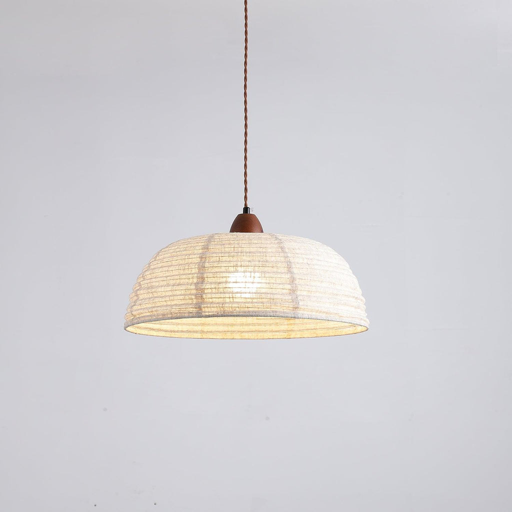 Evano Woven Dome Pendant Light