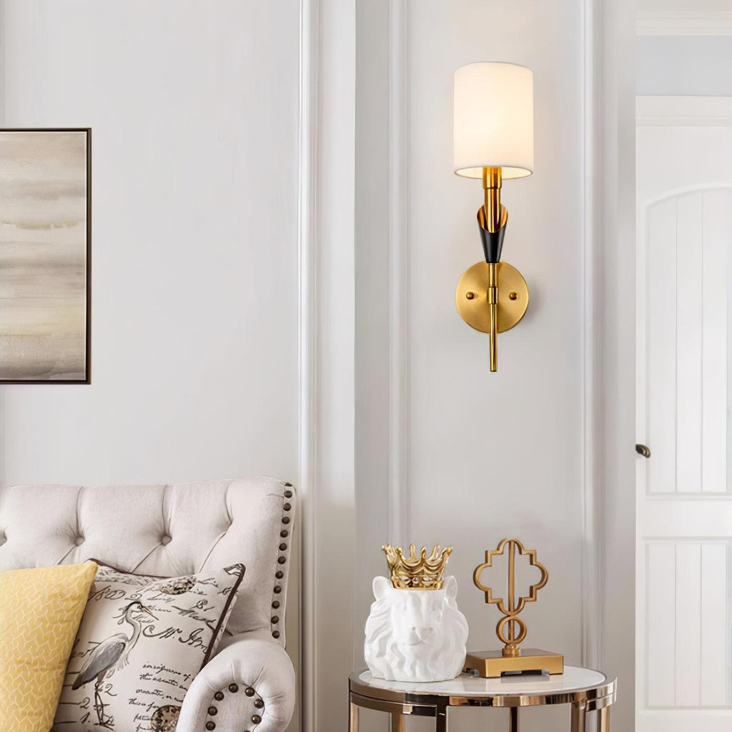 Eurzorira  Fabric Wall Light
