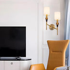 Eurzorira  Fabric Wall Light