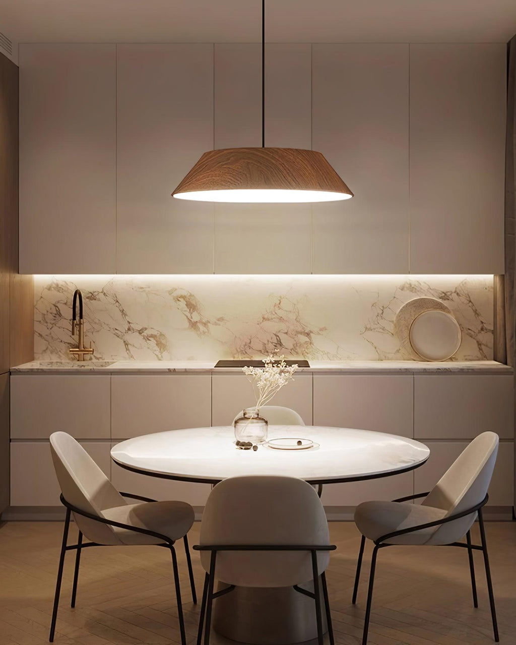 Novain Wood Grain Pendant Light