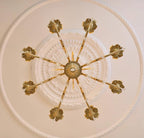 Elvion Classic Brass Crystal Chandelier