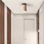 Aurnorira Cylinder Cap Travertine Ceiling Light