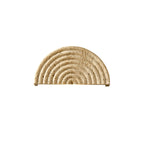 Faro Travertine Half-Moon Wall Lamp