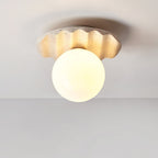 Travertine Wave Ceiling Light