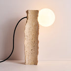 Vyrnora Travertine Slab Table Lamp