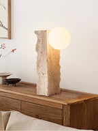 Vyrnora Travertine Slab Table Lamp