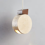 Ritta  Pendant Light Geometry Travertine