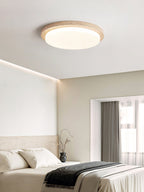 Etala Smooth-Edge Travertine Ceiling Light - Kingsley Beaumont