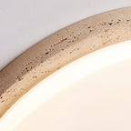 Etala Smooth-Edge Travertine Ceiling Light - Kingsley Beaumont