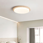 Etala Smooth-Edge Travertine Ceiling Light - Kingsley Beaumont