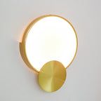 Myvelarae Wall Light Circular in Alabaster - Kingsley Beaumont