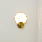 Myvelarae Circular Alabaster Wall Light