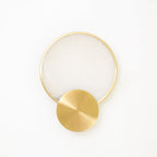 Myvelarae Wall Light Circular in Alabaster - Kingsley Beaumont