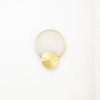 Myvelarae Wall Light Circular in Alabaster - Kingsley Beaumont