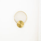 Myvelarae Wall Light Circular in Alabaster - Kingsley Beaumont