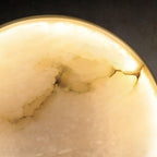 Myvelarae Wall Light Circular in Alabaster - Kingsley Beaumont