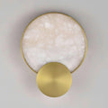 Myvelarae Circular Alabaster Wall Light
