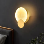 Myvelarae Wall Light Circular in Alabaster - Kingsley Beaumont