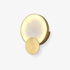 Myvelarae Wall Light Circular in Alabaster - Kingsley Beaumont