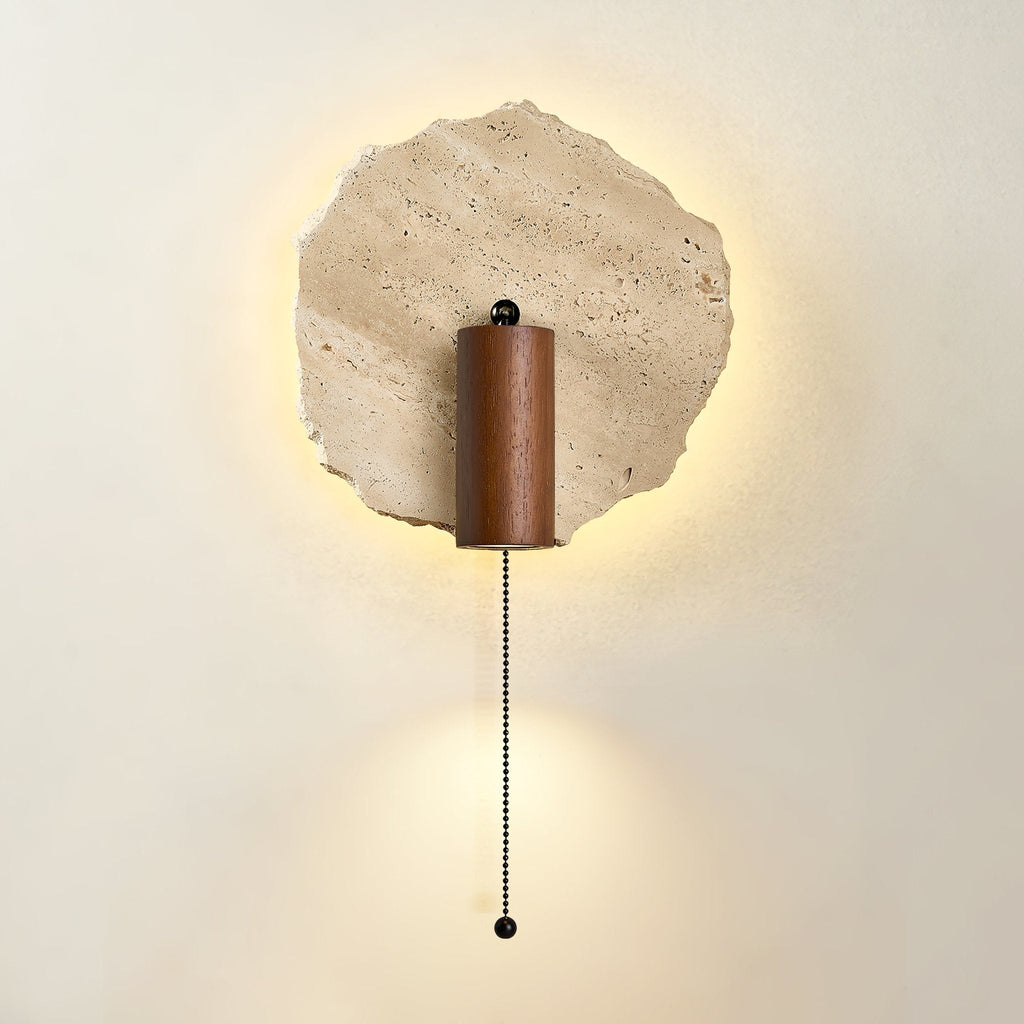 Cleo Travertine Wall Light Spotlight