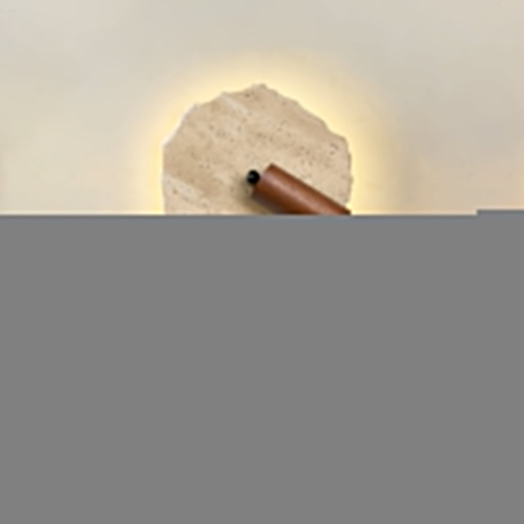 Cleo Travertine Wall Light Spotlight