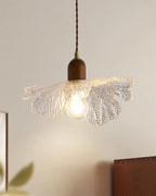 Pendant Lamp Tiffany-Style Glass Floral Shade Art