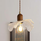 Pendant Lamp Tiffany-Style Glass Floral Shade Art