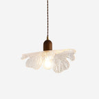 Pendant Lamp Tiffany-Style Glass Floral Shade Art