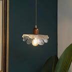 Pendant Lamp Tiffany-Style Glass Floral Shade Art