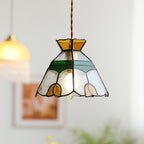 Eldine Stained Glass Pendant Light