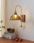 Vorelle Vintage Stained Wall Light