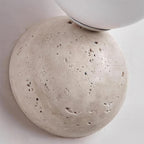 Ritta  Wall Lamp Travertine Dual-sphere Design