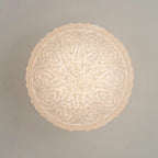 Evale Frosted Glass Flush Mount Ceiling Light