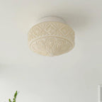 Evale Frosted Glass Flush Mount Ceiling Light
