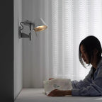 Wall Lamp Metal Body Conical Shade Adjustable Modern Minimalist