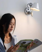 Wall Lamp Metal Body Conical Shade Adjustable Modern Minimalist