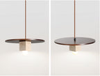 Ucariel Geometric Travertine Pendant Light