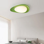 Blex Ceiling Lamp Green&Beige Pebble Shape