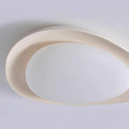 Blex Ceiling Lamp Green&Beige Pebble Shape