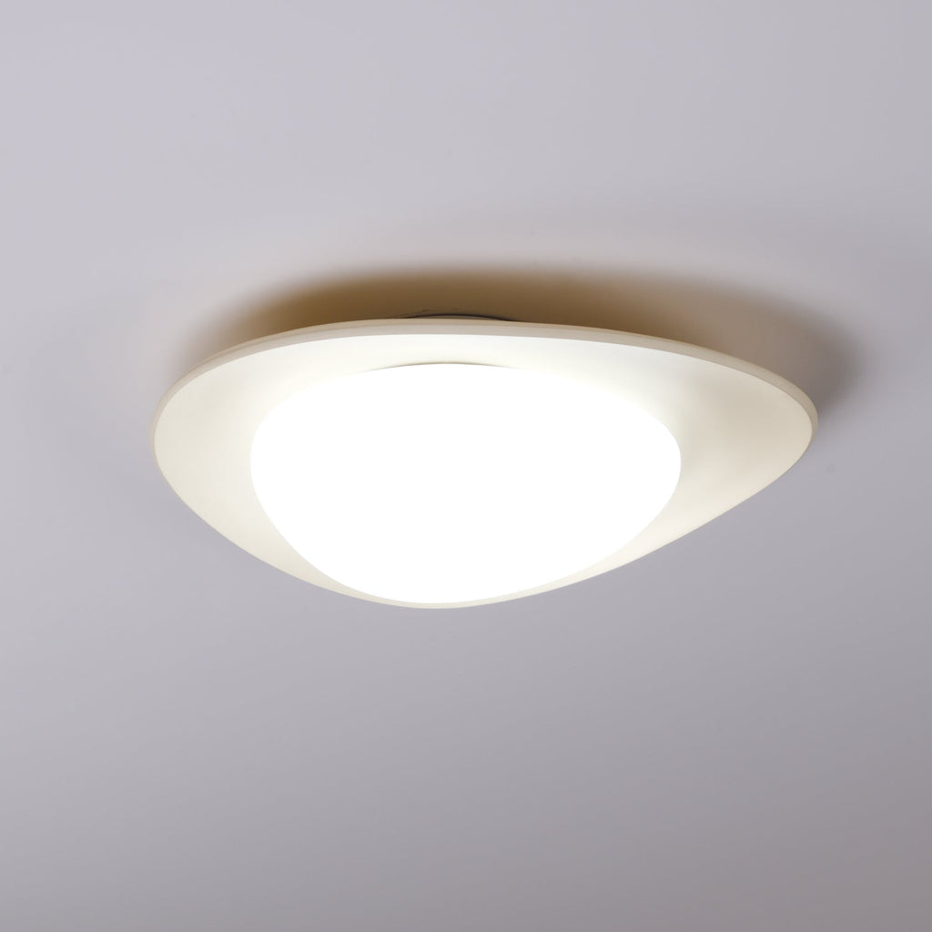 Blex Ceiling Lamp Green&Beige Pebble Shape