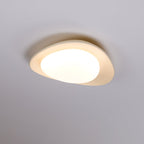 Blex Ceiling Lamp Green&Beige Pebble Shape