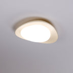 Blex Ceiling Lamp Green&Beige Pebble Shape
