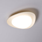 Blex Ceiling Lamp Green&Beige Pebble Shape