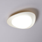 Blex Ceiling Lamp Green&Beige Pebble Shape